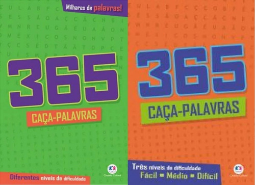 Kit 2 Livros- Caça Palavras I E Ii