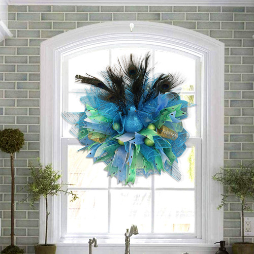 Guirnalda R De Pavo Real Para Decoración Del Hogar, Para Col