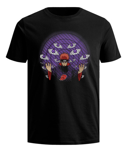 Playera Pain Akatsuki Naruto Anime Manga Hombre Otaku Itachi