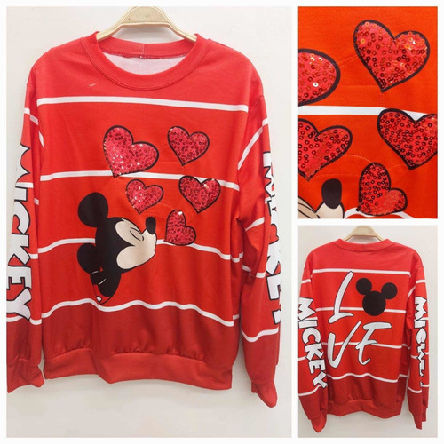 Sudadera Oversize Mickey 14 De Febrero Disney