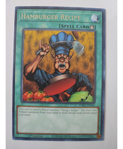 Yugioh Hamburger Recipe - Wisu-en042 - Rare