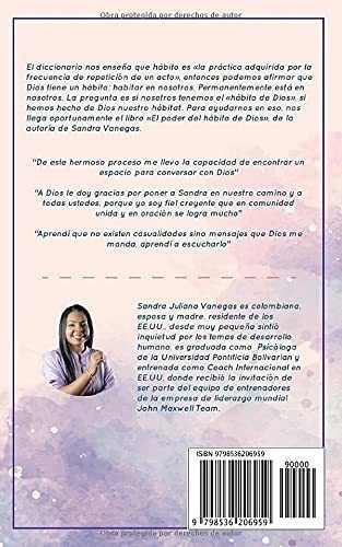 El Poder Del Habito De Dios Vive Una Vida Relevante, de Vanegas, Sandra. Editorial Independently Published en español