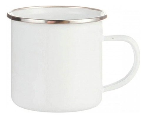 Mug Vintage Sublimación Pocillo Metálico En Peltre 11 Onzas 