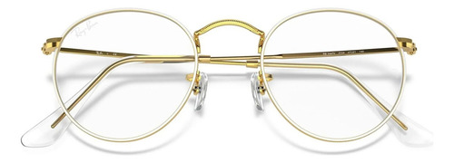 Lentes Lectura Recetado Ray Ban Rb3447 Small 47mm Gold White 3104 | Gold | White