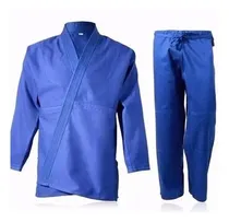 Comprar Judogi Shiai Tramado Pesado Azul Talles 0 A 3 Uniforme Judo