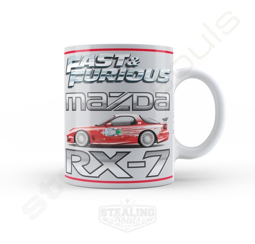 Taza Fast & Furious / Rapido Furioso | Mazda Rx-7 | Toretto