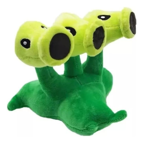 Peluche Planta Vs Zombie Guisante 3 Cabeza Pvz