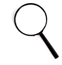 Comprar Lupa De Mano 90 Mm Escolar Mango Negro Plastico Aumento