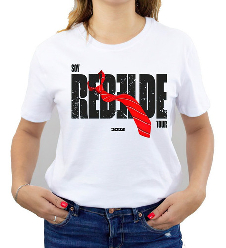 Polera Rbd Rebelde Gira 2023 Corbata Logo Exclusividad 676