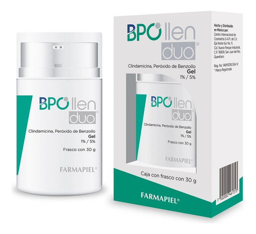 Farmapiel Bpollen Duo (clindamicina, Peróxido De Benzoílo)