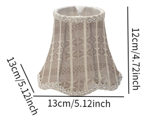 Accesorio De Cubierta De Lámpara Colgante De Tela Estilo B