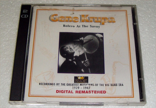 Gene Krupa Bolero At The Savoy Doble Cd Importado / Kktus