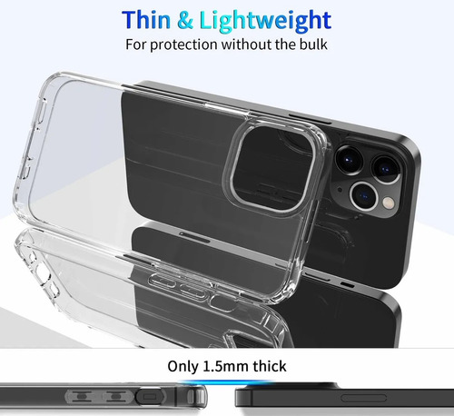 Imagen 6 de 6 de Forro iPhone 14 Pro Max Reforzado Antigopes.