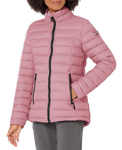 Casaca Reebok Lightweight Quilted Mujer  Rosa Oscuro