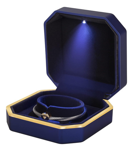 Joy.box Caja De Pulsera De Lujo, Caja De Terciopelo Para Joy