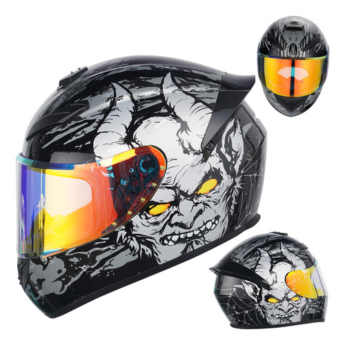 Casco De Moto Plegable Y Abatible Con Certificación Dot