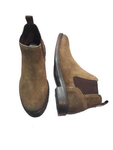 Bota Botina Chelsea Garage Rust Camurça 119104democrata Café | Mercado Livre