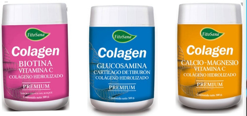 Colageno Hidrolizado Fitosana 300 Gr Fitosana (pack De 3)