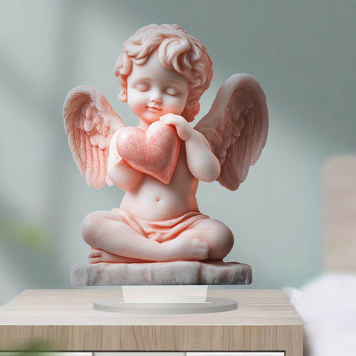 Estatua De Ángel De Acrílico, Escultura Coleccionable,