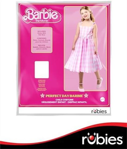 Rubies Barbie Perfect Day Lindo Disfraz Vestido En Rosa De Y