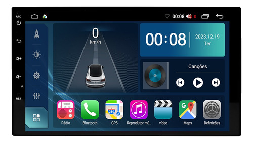 Kit Multimidia Punto Linea 13/17 Aikon Core Red 7p 2gb 64gb