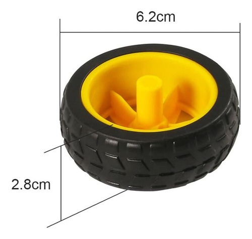 100pz Llanta Para Motorreductor