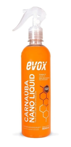 Cera De Carnaúba Liquida Nano Liquid 500ml Evox Sw