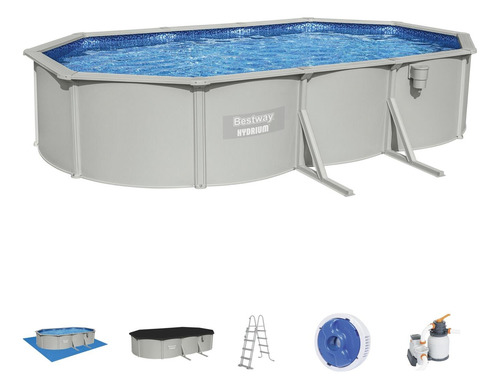 Piscina Bestway Ovalada Hydrium Filtro+acces 6.10x3.60x1.20m