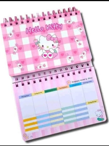 Planner Semanal Hello Kitty Agenda