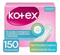 Comprar Protectores Diarios Kotex Ind Ph Nor 150 Vrk Naut