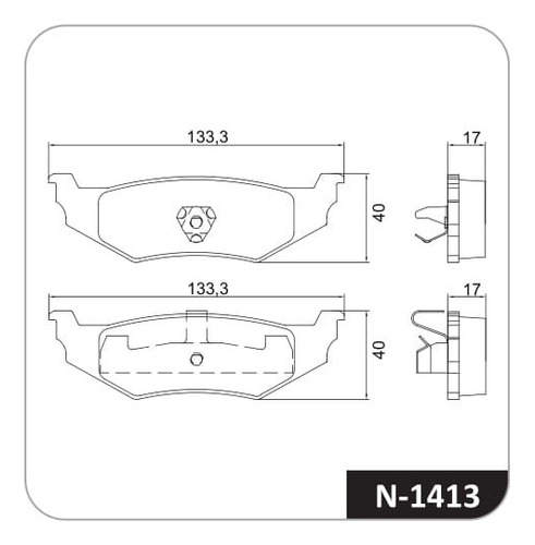 Juego Pastillas Freno X 4 Para Chrysler Pt Cruiser 01/11