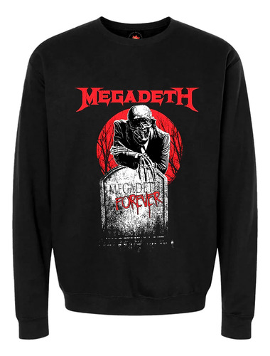 Buzo Estampado Varios Diseños Megadedth Dark Trash Metal