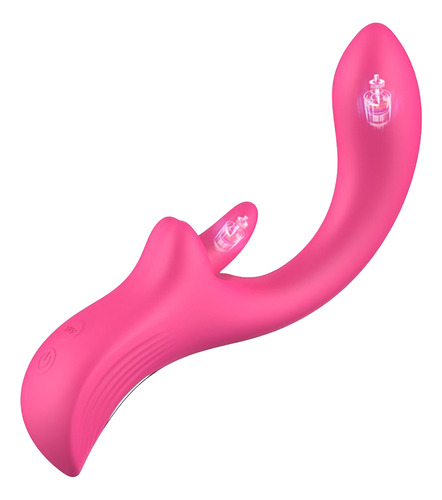Vibrador Estimulador Punto G Clítoris Lengua 360° Fucsia