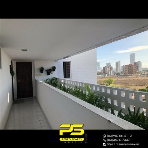 Apartamento Com 3 Dormitórios Para Alugar, 107 M² Por R$ 3.500/mês - Bessa - João Pessoa/pb - Ap4333