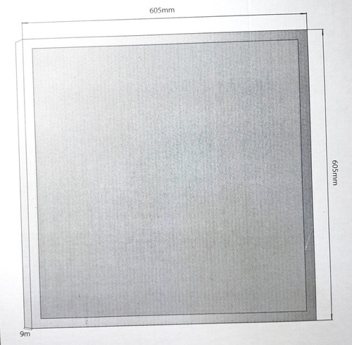 Imagen 7 de 7 de Panel Led 60x60 48w 3800 Lm 6500k Frío Cielo Americano