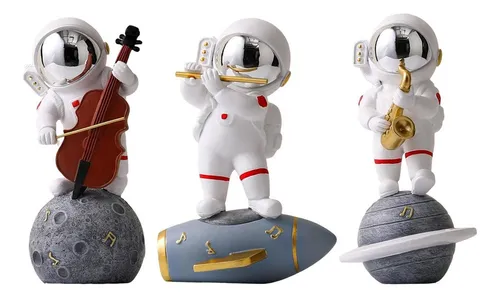comprar 3 Uds Estatuilla De Astronauta Estatua Estatuilla De
