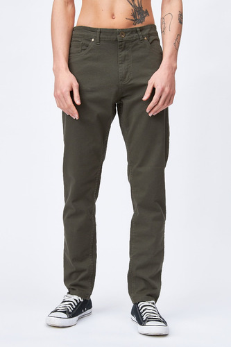 Pantalón Jean Billabong Slim Color Militar