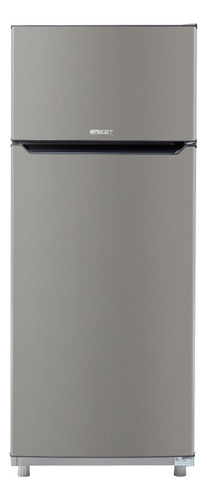 Heladera Con Freezer Briket 1620 326lt Gris Plata Inox