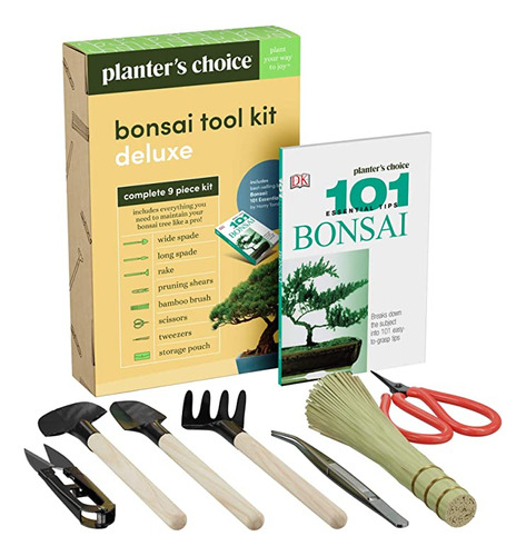 Kit De Herramientas Bonsai Para Maceteros Deluxe - Incluye:.