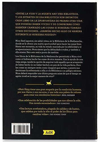 La Biblioteca De La Medianoche (adn), De Haig, Matt. Editorial Alianza, Tapa Dura En Español