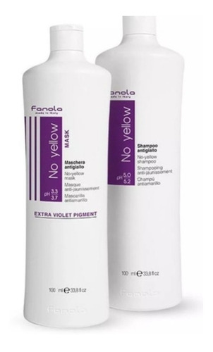 Shampoo Y Mascarilla Fanola No Yellow Por 100ml C/u