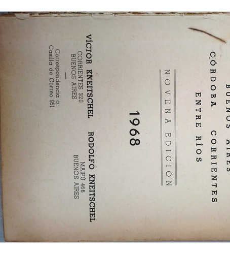 Libro Catálogo Sellos Postales Argentina 1968 (Usado)