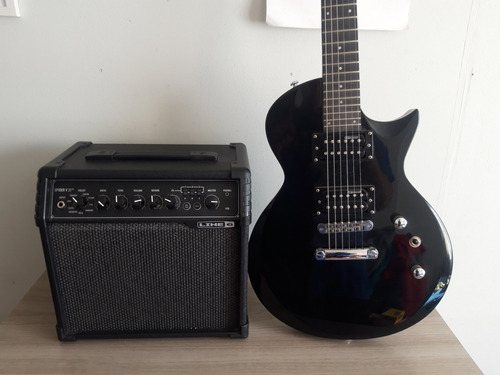 Guitarra Ltd Ec-10 + Amplificador Line6 Spider V20 Mkii