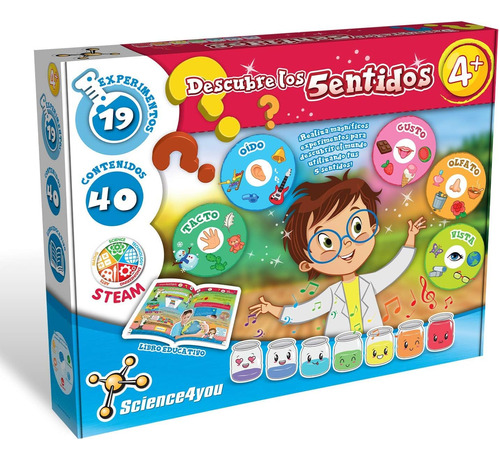 Science4you - Descubre Los 5 Sentidos - Kit Científico