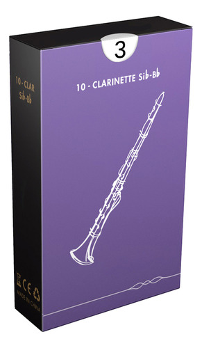 Clarinete Reed, Caja Tradicional En Si Bemol, 10 Unidades