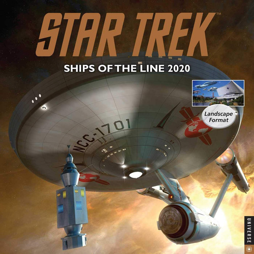 Libro:  Star Trek Ships Of The Line 2020 Wall Calendar