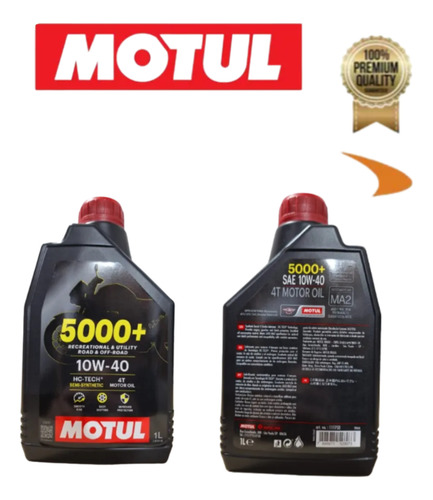 Motul 5000+ 10w-40 1l Kit Com 2 Unidades