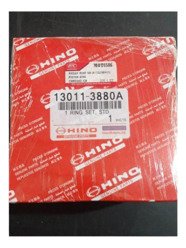 Anillos Std Hino 500 - J08ct (6 Cilindros) 4.0 Mm Oil Ring
