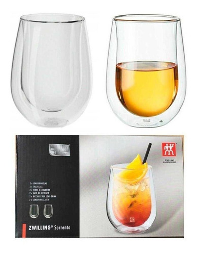 2 Copos Para Drinks Sucos Vinho Agua 296ml Sorrento Zwilling