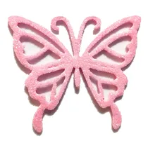 Comprar Mariposas Troqueladas De Goma Eva C\u002Fglitter 15un De 4,5x5 Cm Rosa Pastel Mariposa Calada Goma Eva Con Glitter